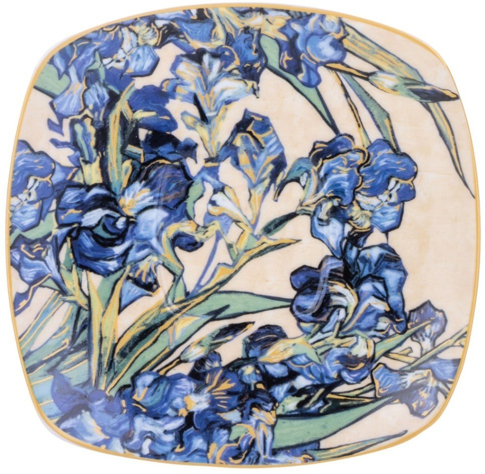 Чайный набор lefard "ирисы" (в. ван гог) на 4 пер. 8 пр. 250 мл (104-1019)