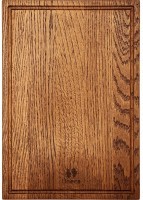 Доска разделочная прямоугольная 37х25х1,8 см деревянная, дуб ДЧ-018/2