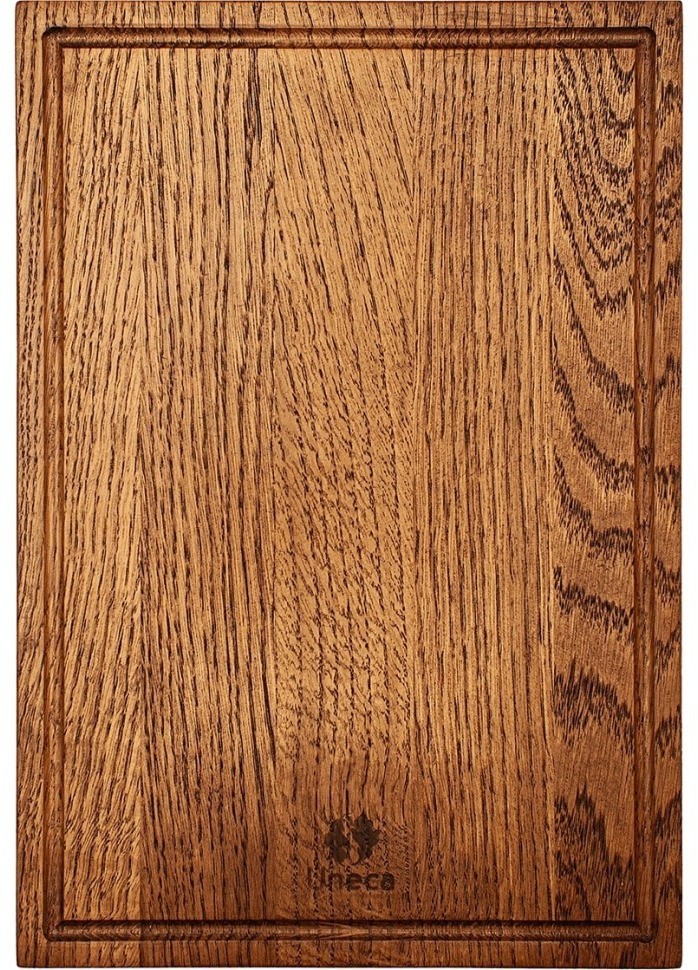 Доска разделочная прямоугольная 37х25х1,8 см деревянная, дуб ДЧ-018/2