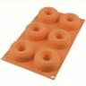 Форма для приготовления пончиков donuts 18 х 33 см силиконовая (68921)