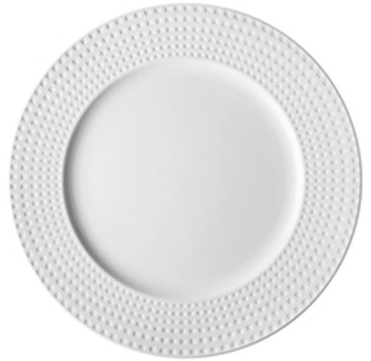 Тарелка S0406/22941, 17.5 см, фарфор, white