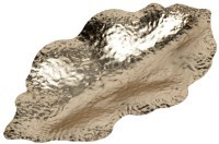 Тарелка декоративная цвет золото 36,2*21*7см (TT-00011824)