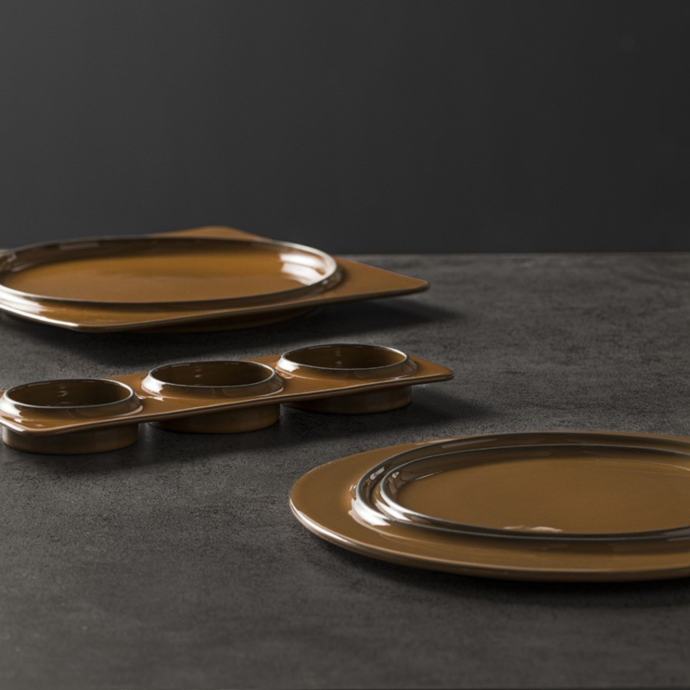 Менажница 1ABD281-CAR(1ABD281-01816I), керамика, DARK  CARAMEL, Costa Nova