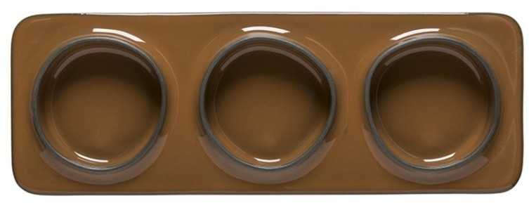 Менажница 1ABD281-CAR(1ABD281-01816I), керамика, DARK  CARAMEL, Costa Nova