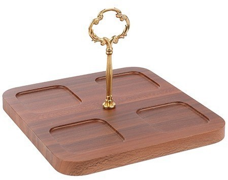 Менажница керамическая для сервировки 4 блюда LORAINE (90052-345)