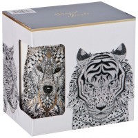 Кружка &quot;волк&quot; 500мл 13,5*8,8*11,8см мал.уп.=12шт Lefard (97-607)