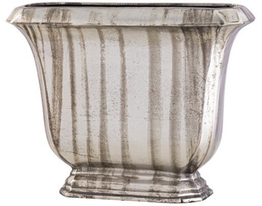 Ваза 12187-48, металл, Antique silver, ROOMERS FURNITURE