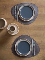 Набор из 2-х двухсторонних сервировочных салфеток drop, 33х41 см, шоколадный/бежевый (79235)