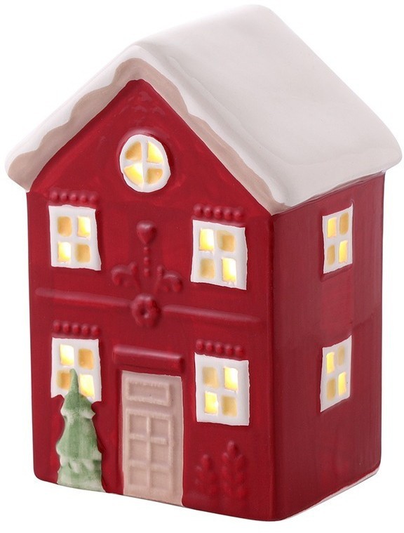 Домик с подсветкой fredensborg из коллекции new year essential, 13 см (79418)