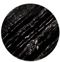 Стол журнальный круглый черный / хром d60*48cм (TT-00011723)