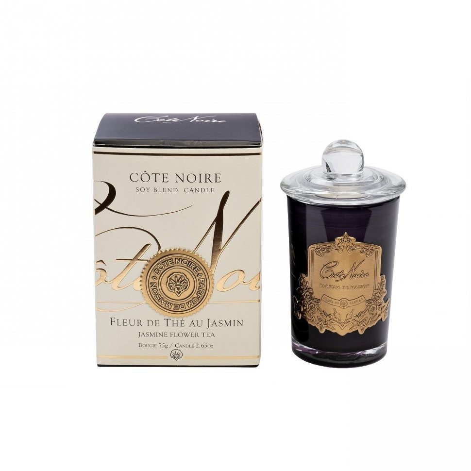 Свеча ароматическая Jasmin Flower Tea в стакане в упаковке 75 гр. (TT-00007403)