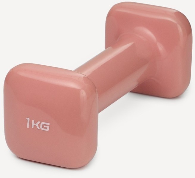 Гантель виниловая STARFIT DB-106 1 кг, терракотовый (2119186)