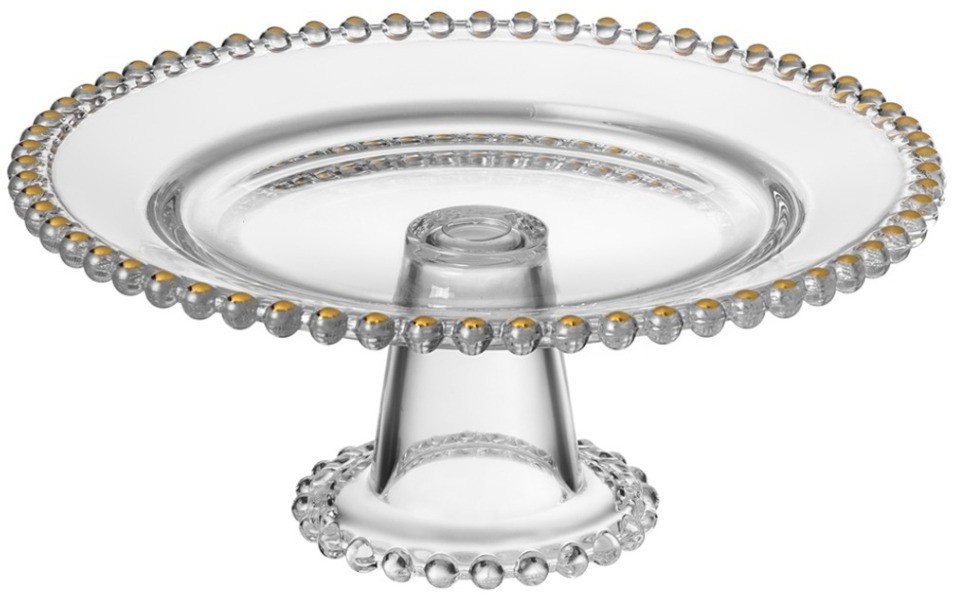 Блюдо сервировочное "golden charm" на ножке, 20*8 см Lefard (345-503)