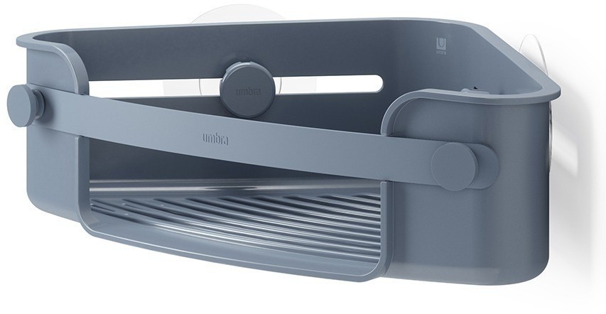 Органайзер для душа flex adhesive угловой, голубой (79969)