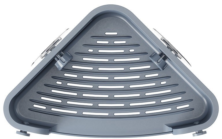 Органайзер для душа flex adhesive угловой, голубой (79969)