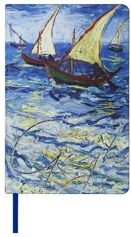Ежедневник недатированный А5 Brauberg Vista Van Gogh 136 листов 111985 (2) (85861)