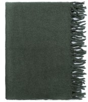 Плед мохеровый хвойно-зеленого цвета из коллекции essential, 130х180 см (79737)