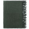 Плед мохеровый хвойно-зеленого цвета из коллекции essential, 130х180 см (79737)