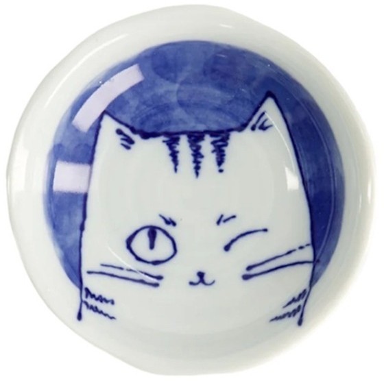 Чаша 18976, 10 см, фарфор, white, blue, TOKYO DESIGN