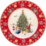 Тарелка обеденная lefard "елка" 27 см красная (85-1705)