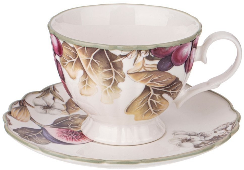 Чайный набор lefard "village" инжир на 2 пер. 4 пр. 270 мл (85-1889)