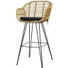 Стул барный vetle bent, ротанг (75830)