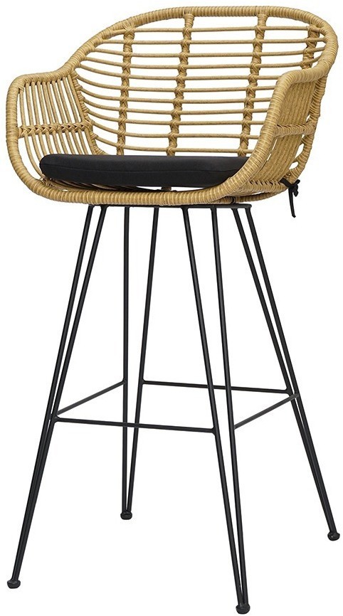 Стул барный vetle bent, ротанг (75830)