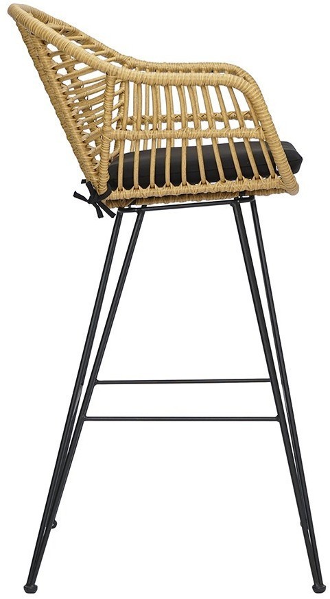 Стул барный vetle bent, ротанг (75830)