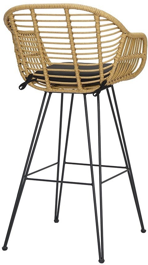Стул барный vetle bent, ротанг (75830)
