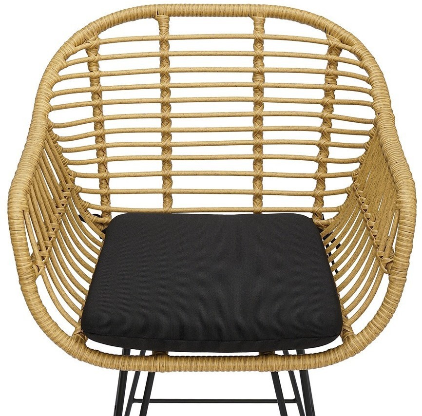 Стул барный vetle bent, ротанг (75830)