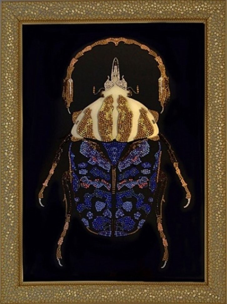 Картина Скарабей большой с кристаллами Swarovski (1903)