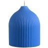 Свеча декоративная ярко-синего цвета из коллекции edge, 10,5см (73758)