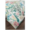 Кпб 2-х спальный "эдем",хлопок 100%,цветы+бирюза,под175*215 -1шт., пр 240*240 -1шт., нав 70*50*5-2шт SANTALINO (985-252)