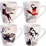 Набор кружек 340 мл 4 шт Coffee LORAINE (31219-Н1)