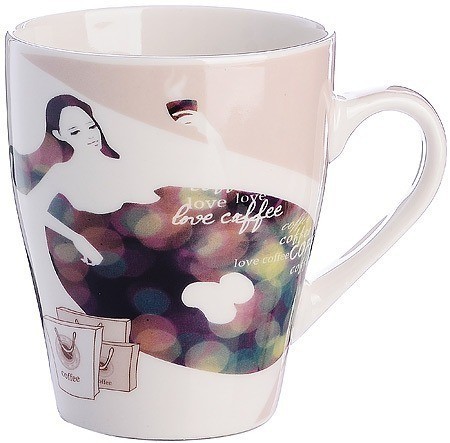 Набор кружек 340 мл 4 шт Coffee LORAINE (31219-Н1)