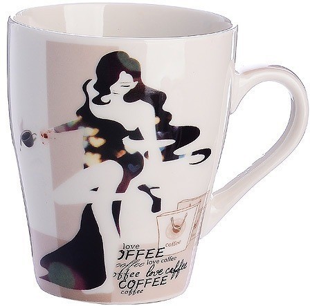 Набор кружек 340 мл 4 шт Coffee LORAINE (31219-Н1)