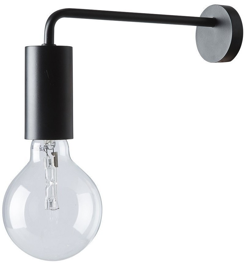 Лампа настенная cool, 25 см, черная (67874)