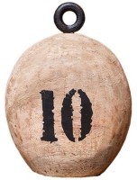 Декор гиря FO-1540A, MANGO WOOD AND IRON, Natural mango, ROOMERS FURNITURE