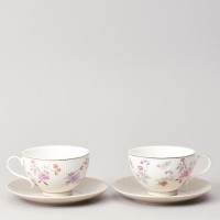 Чайный набор lefard &quot;времена года&quot; на 2 пер. 4 пр. 250 мл серый (42-574)