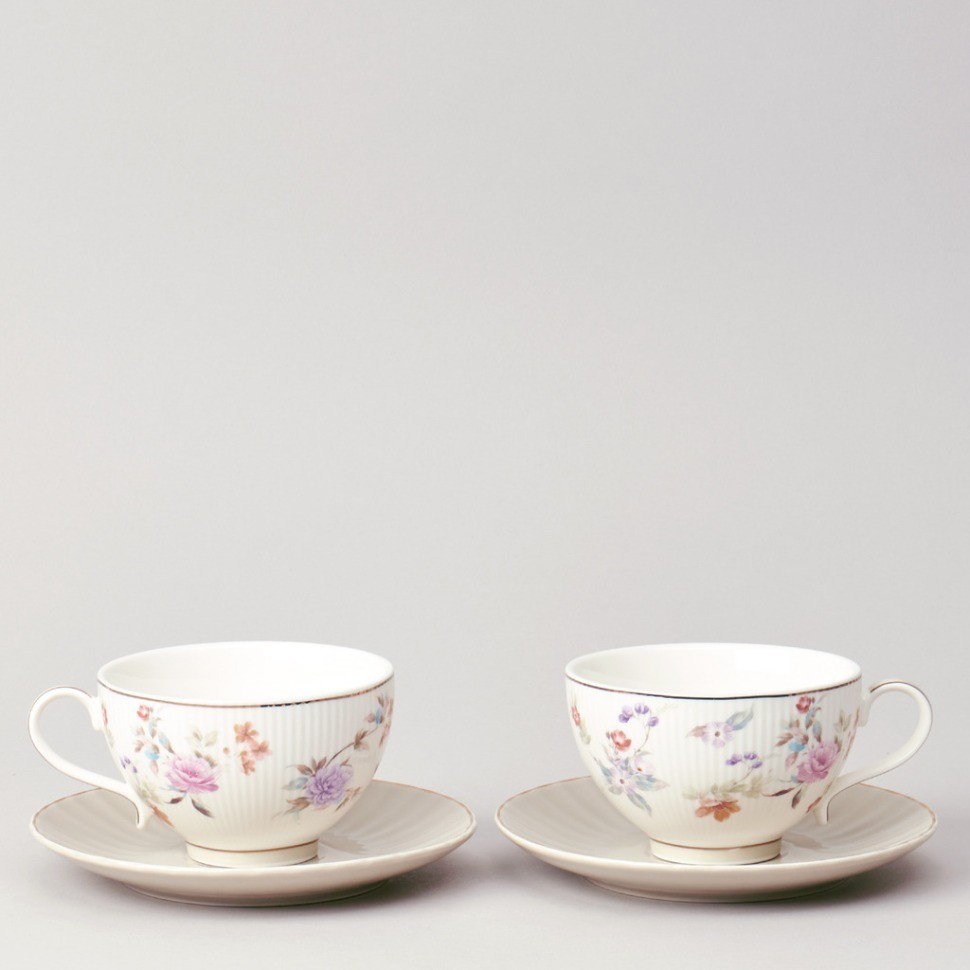 Чайный набор lefard "времена года" на 2 пер. 4 пр. 250 мл серый (42-574)