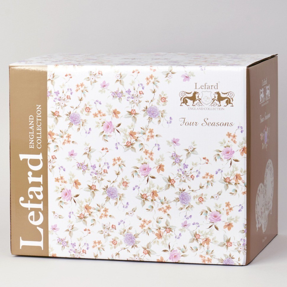 Чайный набор lefard "времена года" на 2 пер. 4 пр. 250 мл серый (42-574)