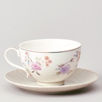 Чайный набор lefard &quot;времена года&quot; на 2 пер. 4 пр. 250 мл серый (42-574)