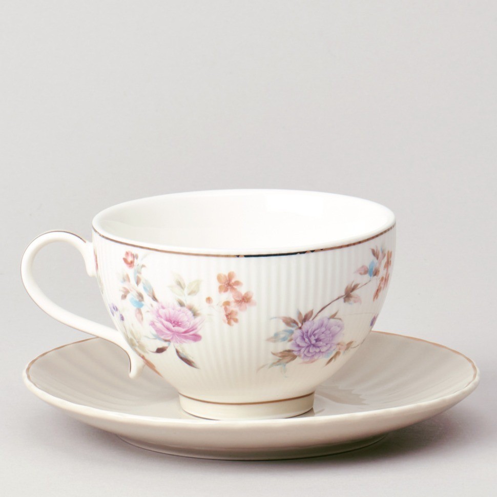 Чайный набор lefard "времена года" на 2 пер. 4 пр. 250 мл серый (42-574)