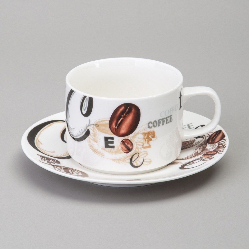 Кофейный набор lefard "coffee mania" на 2 пер. 4 пр. 180 мл (165-570)