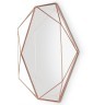 Зеркало prisma, 43х9х57 см, медь (52589)