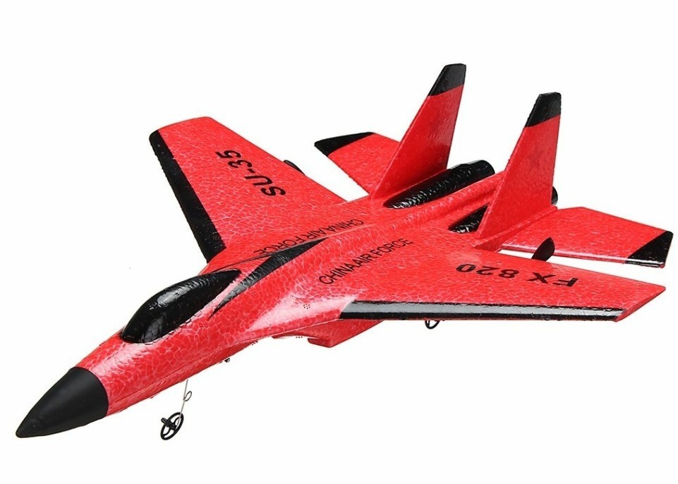 Радиоуправляемый самолет SU-35 для начинающих 2.4G (FX820-RED)