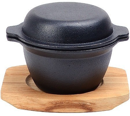 Кастрюля чугунная на подставке 0,3 л MAYER BOCH (26801)