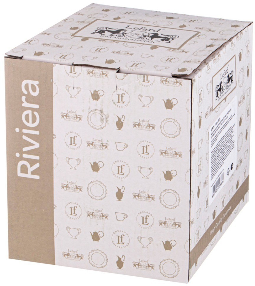Банка для сыпучих продуктов коллекция "riviera"  1160 мл 15,2*12,8*14,5 см Lefard (155-668)