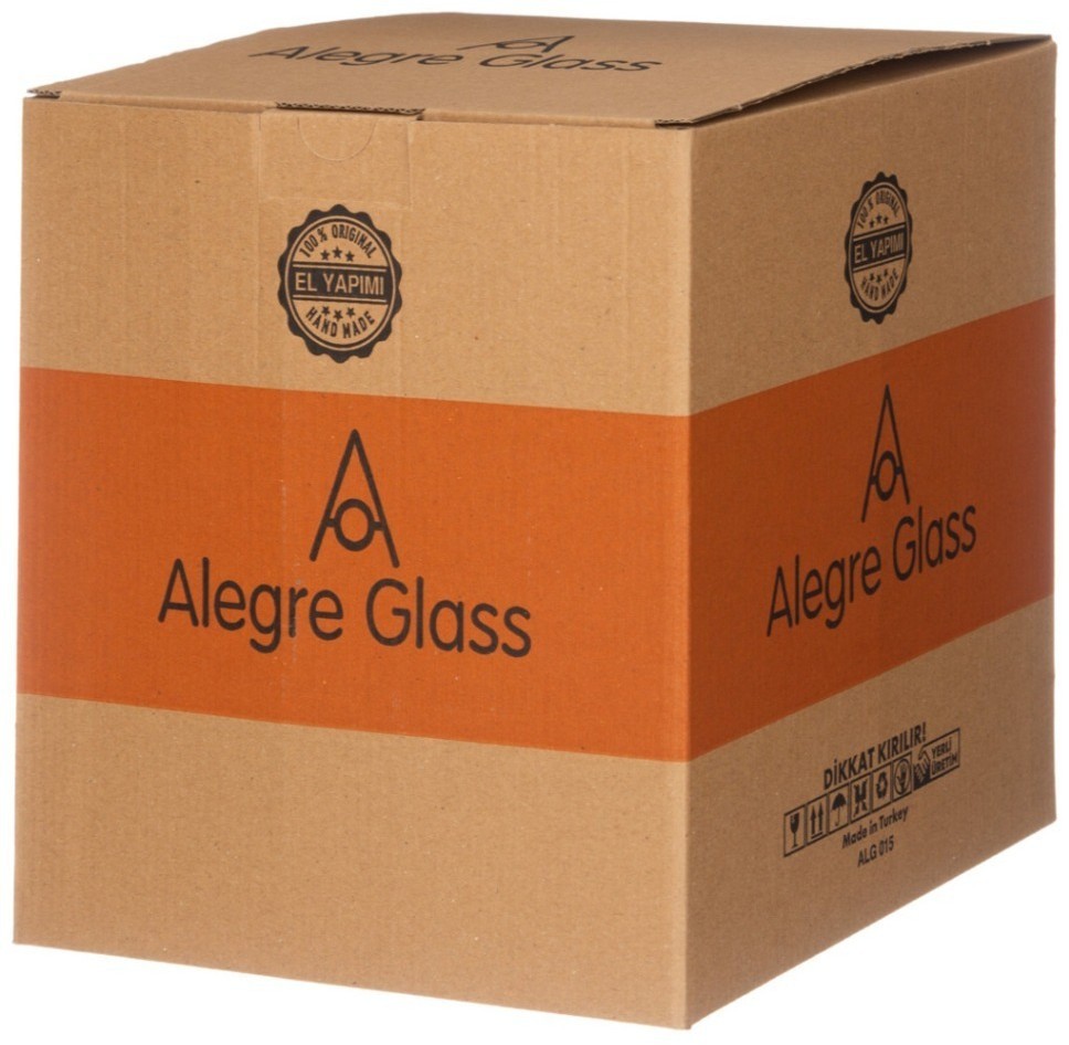 Ваза "яблоко", 24х27см Alegre Glass (337-091)