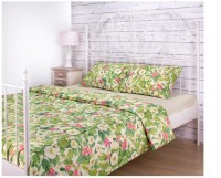 Кпб 1,5 спальный &quot;жасмин&quot; подод150х215 -1шт, прост(желт)180х220 -1шт, нав 50х70-2шт, 100% х\б, SANTALINO (984-002)